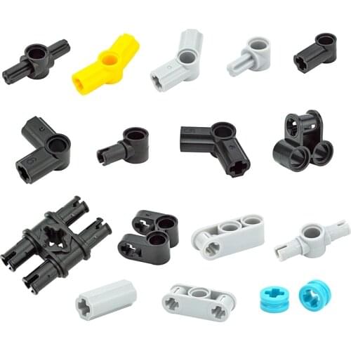 DIY Technical Parts Axle Pin Connectors Building Blocks 32034 32015 32014 2853 3713 57515 14720 87082 MOC Bricks Educational Toy