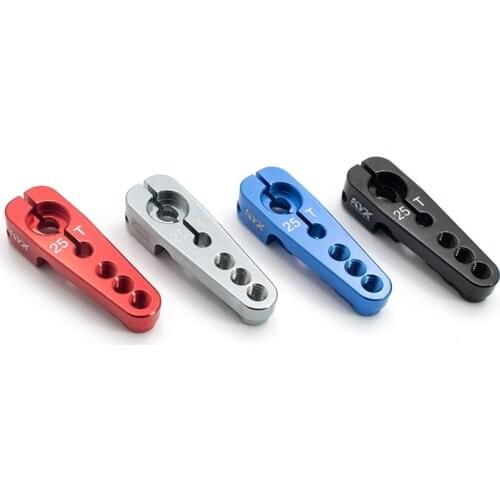KYX Racing CNC Aluminum Alloy Steering Servo Arm 25T Upgrades Parts Accessories for RC Crawler Car Axial SCX10 II Traxxas TRX4