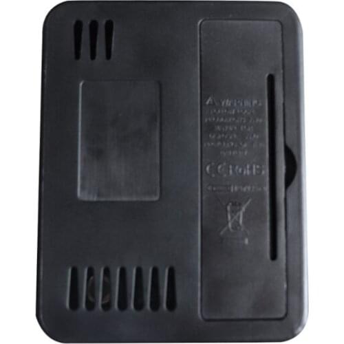 Air Quality Monitor 3 in 1 Carbon Dioxide Detector Air Quality Monitor Temperature Humidity Air Analyzer Black/White