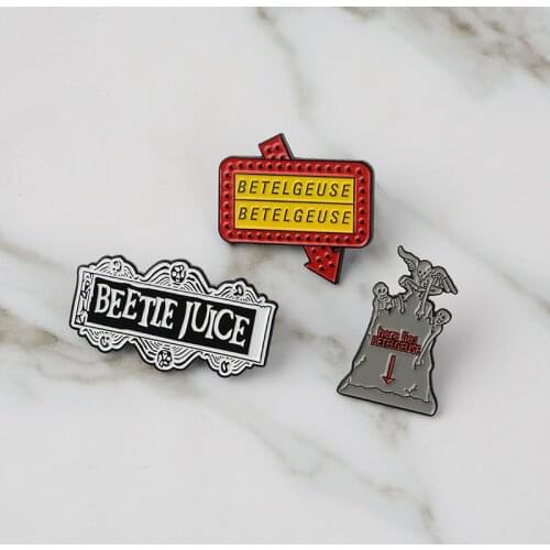 Tomb Ghost Series Enamel Pins Backpack Bag Leather Jackets Hat Leather Jackets Fashion Accessory Punk Jewelry for Men Women