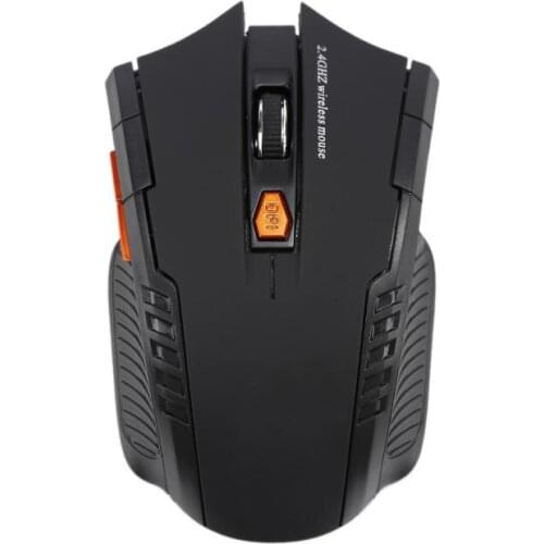 1600DPI Gamer Mouse Mice With USB Receiver For Laptop Computer USB Optical 2.4Ghz Wireless Mouse Computer Gaming Laser Mouse