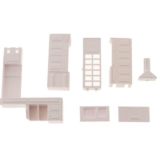 DIY Scenery Dioramas Building Kits 1:50 Scale Indoor Decoration Kitchen Set