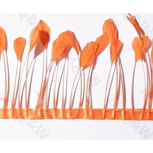 New 15-20CM (6-8 inches) cloth edge made of torn goose feathers 2 meters DIY crafts performance costume skirt decoration