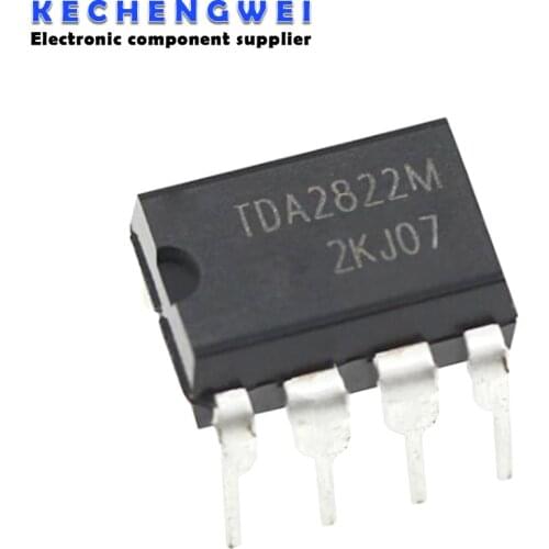 10PCS TDA2822M DIP8 TDA2822 2822 DIP-8 DIP new and original IC Chipset