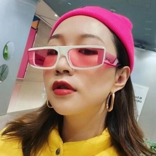 QPeClou 2020 New Vintage Small Square Sunglasses Women Fashion Modern Color Sun Glasses Ladies Cute Shades Oculos Feminino UV400