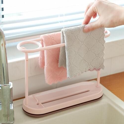 Drain Hanging Rack Sink Shelf Hollow Removable Storage Holder Kitchen Supplies