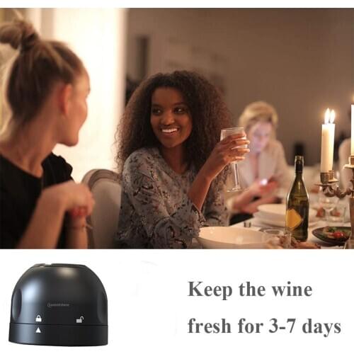 Champagne Stopper, Professional Bottle Sealer for Champagne Cava, Silicone