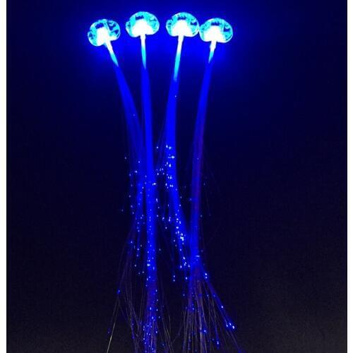 Glowing Light Up Blue Hair Braid Clip Hairpin For Class party Concert Wedding Celebration glow In The Dark In Toy party supplies
