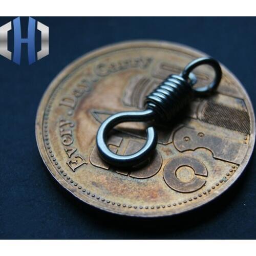 EDC Stainless Steel Universal Gadget Thread Hang Buckle Keychain