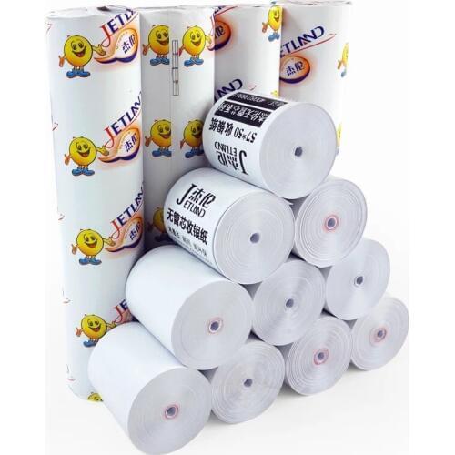 [Pack of 50] Thermal Printer Rolls 80x80mm Length 80m Cash Register Recipt Paper 3 1/8" x 273