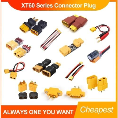 XT60 Male Female Bullet Connector Plug For RC Lipo Battery & Brushless Motor RC FPV Racing Drone RC PartsDIY Accessories