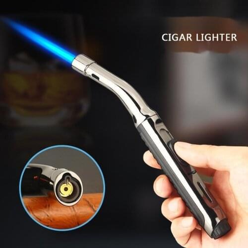 Stainless Steel lighter metal windproof cigar igniter outdoor ignition lock direct