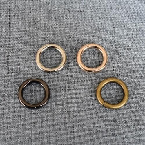 1 Pcs/Lot 15mm Belt Buckle O Ring Leather Bag Belt Strap Dog Chain Buckle Snap Clasp Clip Trigger Bag Parts Accessories