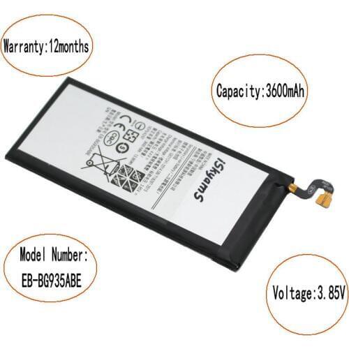 10pcs/lot 3600mAh EB-BG935ABE Replacement Battery For Samsung Galaxy S7 Edge G9350 G935 G935F G935A G935V G935P G935R4 G935T/W