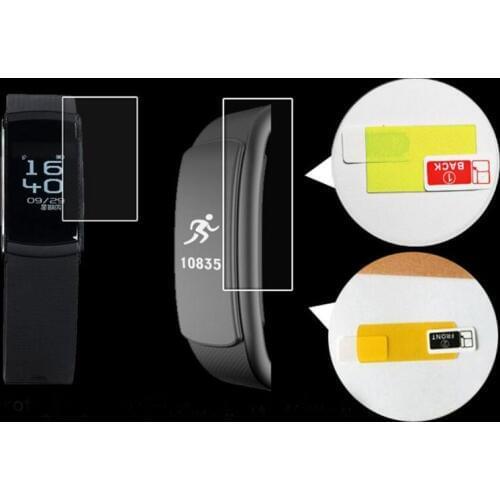 2pcs Anti-shock Soft TPU Ultra Clear Protective Film For iwown i5 plus pro i6 hr v6 i7 Wristband Full LCD Screen Protector Cover