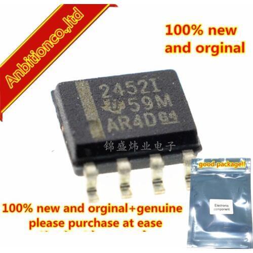 5pcs 100% new and orginal TLV2452IDR 2452I SOP-8 FAMILY OF 23-mA 220-kHz RAIL-TO-RAIL INPUT/OUTPUT OPERATIONAL AMPLIFI in stock