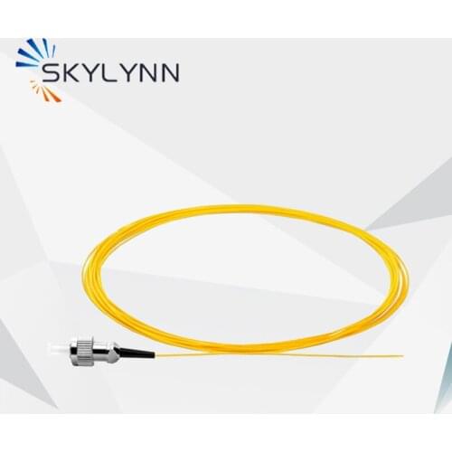 50PCS 1 Meter Length FC/UPC Black Rubber Boot SM G652D/G657A1/G657A2 SX 0.9MM Tight Buffer Fiber Optic Pigtail For Splicing