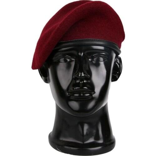 US Army Airborne Special Forces Group PURPLISH Purplish Red Wool Beret