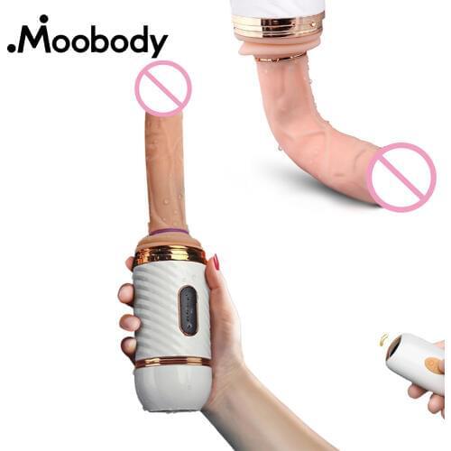 Wireless Automatic Vibrating Dildo Telescopic Vibrator Remote Control Pumping Gun Female Sex Machine Masturbation Sex Toys