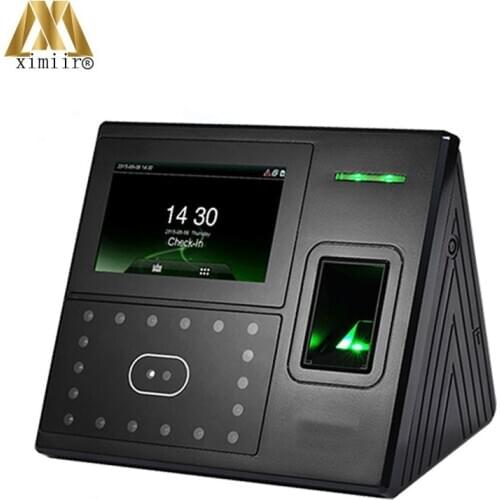 Biometric Face Time Attendance And Access Control With Fingerprint Reader uFace402/iFace402 Facial Door Access Control