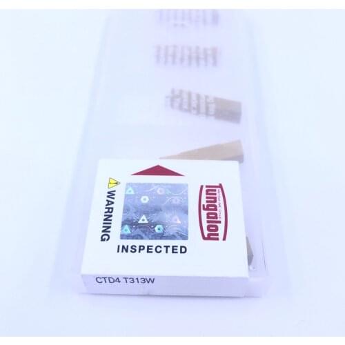 CTD4 T313W Original Tungaloy Carbide Inserts Turning Tool Lathe Tools 10Pcs/Lot