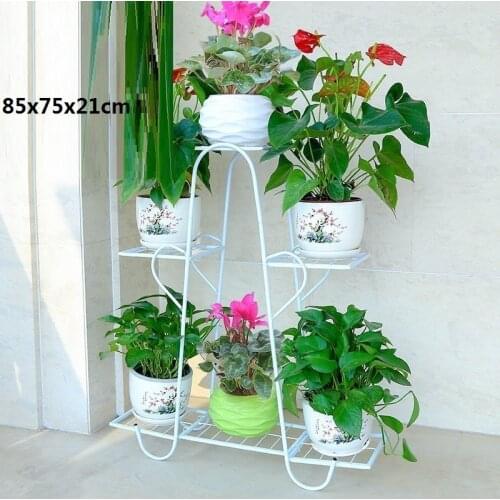 Support Plante Dekoru Decorative Metal Garten Dekoration Balkon Dekorasyon Balcon Balcony Shelf Plant Stand Flower Iron Rack