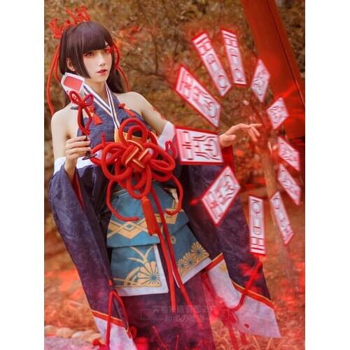 Game Onmyoji Cosplay Costume SSR Hellspawn Lycorisradiata Before Awakening Cosplay Costume