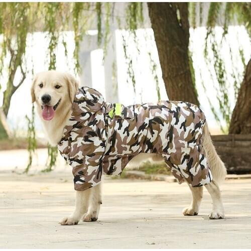 Camouflage Large Dog Clothing Winter Big Dog Clothes Jumpsuit Samoyed Husky Labrador Golden Retriever Alaskan Dog Coat Jacket