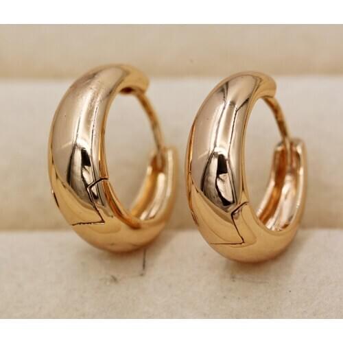 Classic Luxury Hoop Earrings for Women Gold Plated Earring With purple Zircon Jewelry Accessories Women Anniversary Engagement