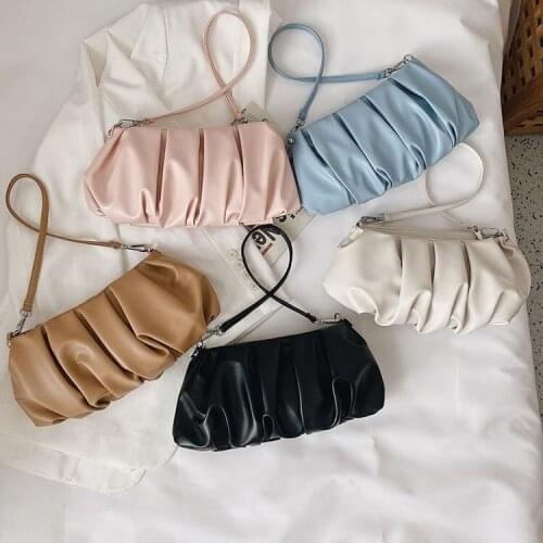 Sweet Girl Must Have A New Small Bag Female Bag 2021 Spring New Popular Fold Messenger Bag Net Red Chain Saddle Bag