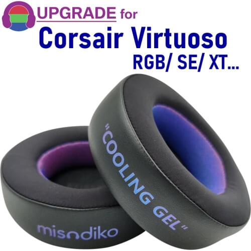 Misodiko Ear Pads Cushions Earpads Replacement for CORSAIR Virtuoso RGB Gaming Headset