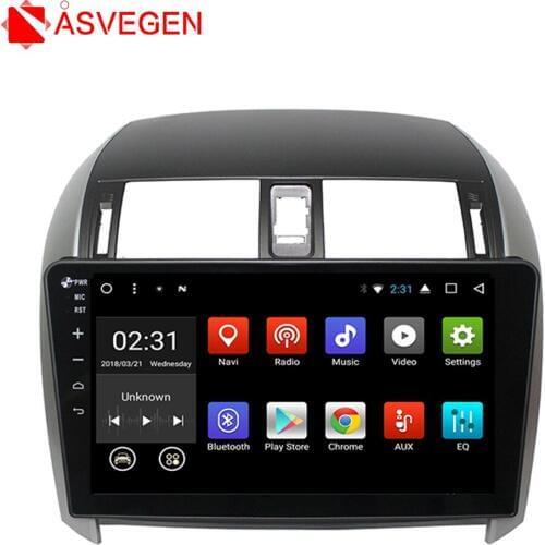Asvegen 10.2 inch For Toyota COROLLA 2007 2din Android 7.1 HD Otca Core Car Navigation Stereo Multimedia Player Auto GPS Radio