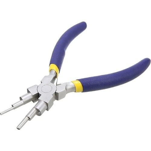 1Set DIY Carbon Steel Jewelry Tool Sets with Carbon Steel Round Nose Pliers and Copper Jewelry Wire for Jewelry Making Tools