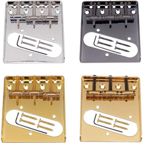 QHX gold guitar strings Bridge Saddle Hardtail Electric Guitar Bridge Top Load Bridge guitar accessories parts