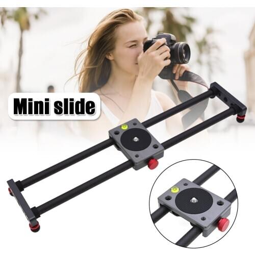Desktop Mini Slider for Camera Universal Carbon Fiber Video Stabilizer Rail for Photography DSLR Camera Accessories GK99