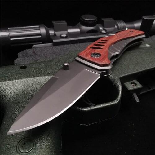 15.5CM (6.1') 58HRC Folding Knife Pipe Cutter Pocket Knives Portable Camping Hunting Fruit Jackknife EDC Kitchenware OutdoorTool