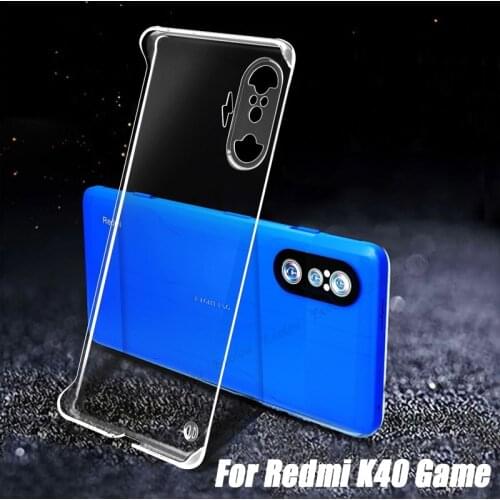 Translucent Frameless Case For Redmi K40 Game K40 Pro Plus Ultra Thin Matte Hard PC Cover For Xiaomi POCO F3 Mi 11X Pro 11i Case