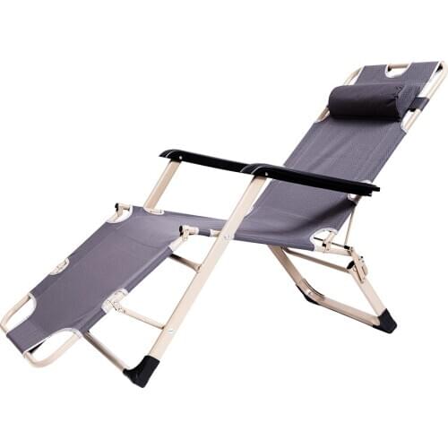 Home office Fishing Chair Metal Modern Beach Chairs Folding bed siesta bed simple siesta couch chair office siesta bed
