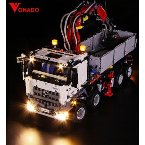 Led Light for 42043 Building Brick Blocks 20005 Technic The Arocs 3245 Truck Car Toys( Light with Battery Box)