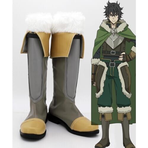 The Rising of the Shield Hero Naofumi Iwatani Shoes Boots Cosplay Iwatani Naofum Costume Props