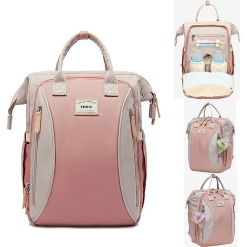 Waterproof Antitheft Diaper Bag for Maternal Mommy Nappy Backpack Baby Pram Organizer Mother Bag to Care Changing Nursing