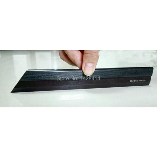 400*35*8mm DIN874 Grade 00 High Accuracy Straight Edge Ruler Black Oxidized/Black Plated Straight Edge Blade Steel Blade Ruler