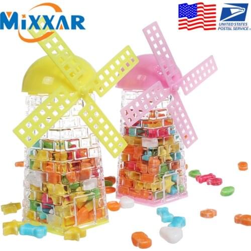 ZK20 Dropshipping Reusable Plastic Transparent Candy Box Bottles Bags Food Storage Packaging Box Festive Supplies Wedding