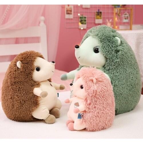 23CM Plush Hedgehog Toys Creative Cute Animal Doll Stuffed Plush Toy Home Wedding Party Toys for Children Girl Gifts