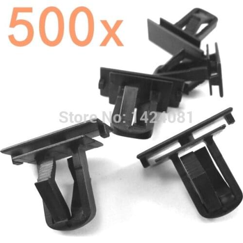 500x Black Nylon Front Fender Flare (Front) Moulding Clip for 5189180-AA Commander 2006