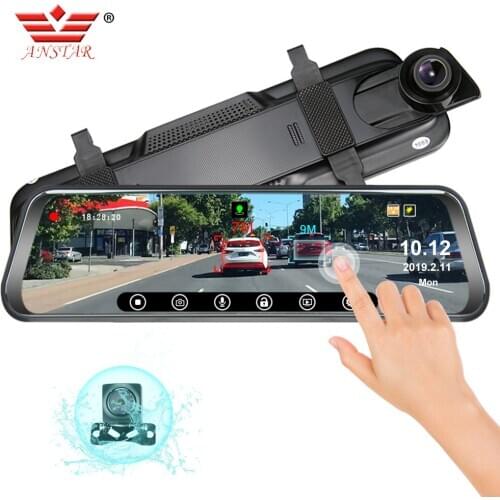 ANSTAR Car DVR Android 4G Car Mirror Dash Cam 1080P Dvr Car Supper Night Vision ADAS GPS Car Dvr Mirror Dash Cam Mirror Recorder