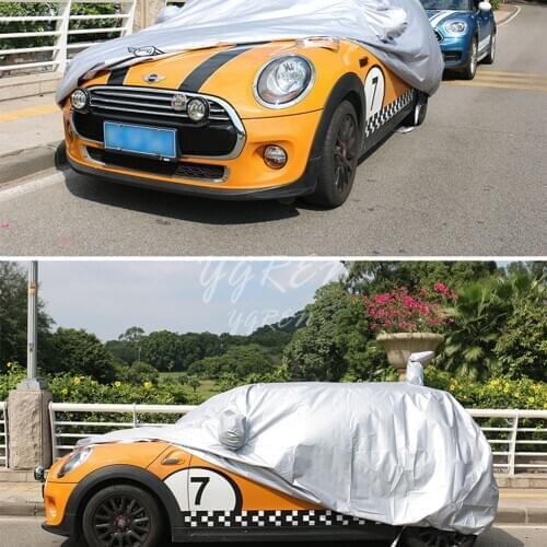 Car Covers for MINI Cooper R55 R56 R60 R61 Outdoor Dustproof UV Protection Snow Cover Sunshade Rain Waterproof