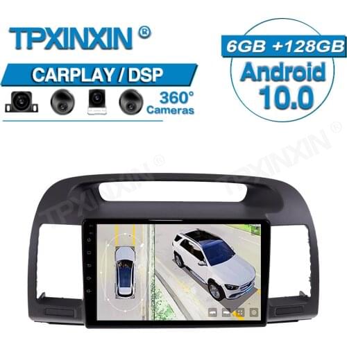 For Toyota Camry 5 2001-2006 Android Car Radio 360 HD Auto Surround View Camera Car Multimedia Player Stereo Radio GPS Navigtion