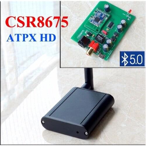 BT60 CSR8675 Bluetooth to Coaxial Optical Digital Audio Bluetooth Audio Receiver Interface aptx HD Bluetooth 5.0