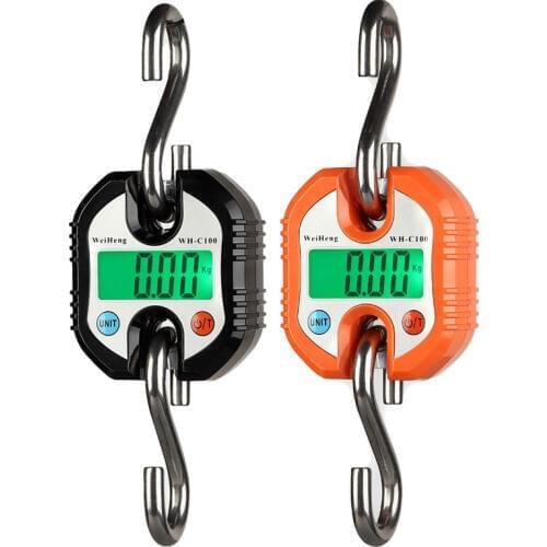 Mini Industrial Crane Scale 150kg Digital Portable LCD Hook Hanging Weighing Luggage Heavy Duty Weight Electronic scale